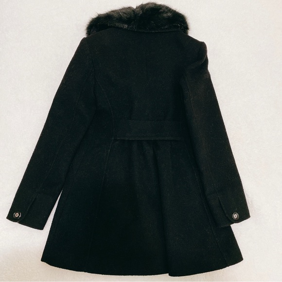 Ever New Wool Coat With Faux Fur - Picture 2 of 4